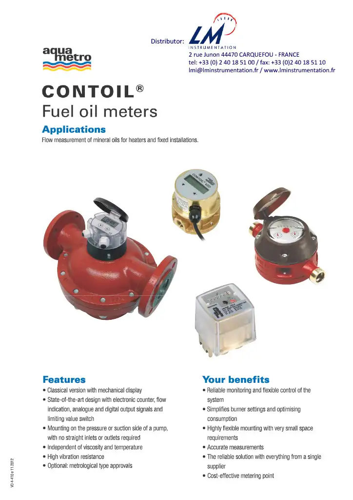 Flow Meters for Fuel Consumption Measure